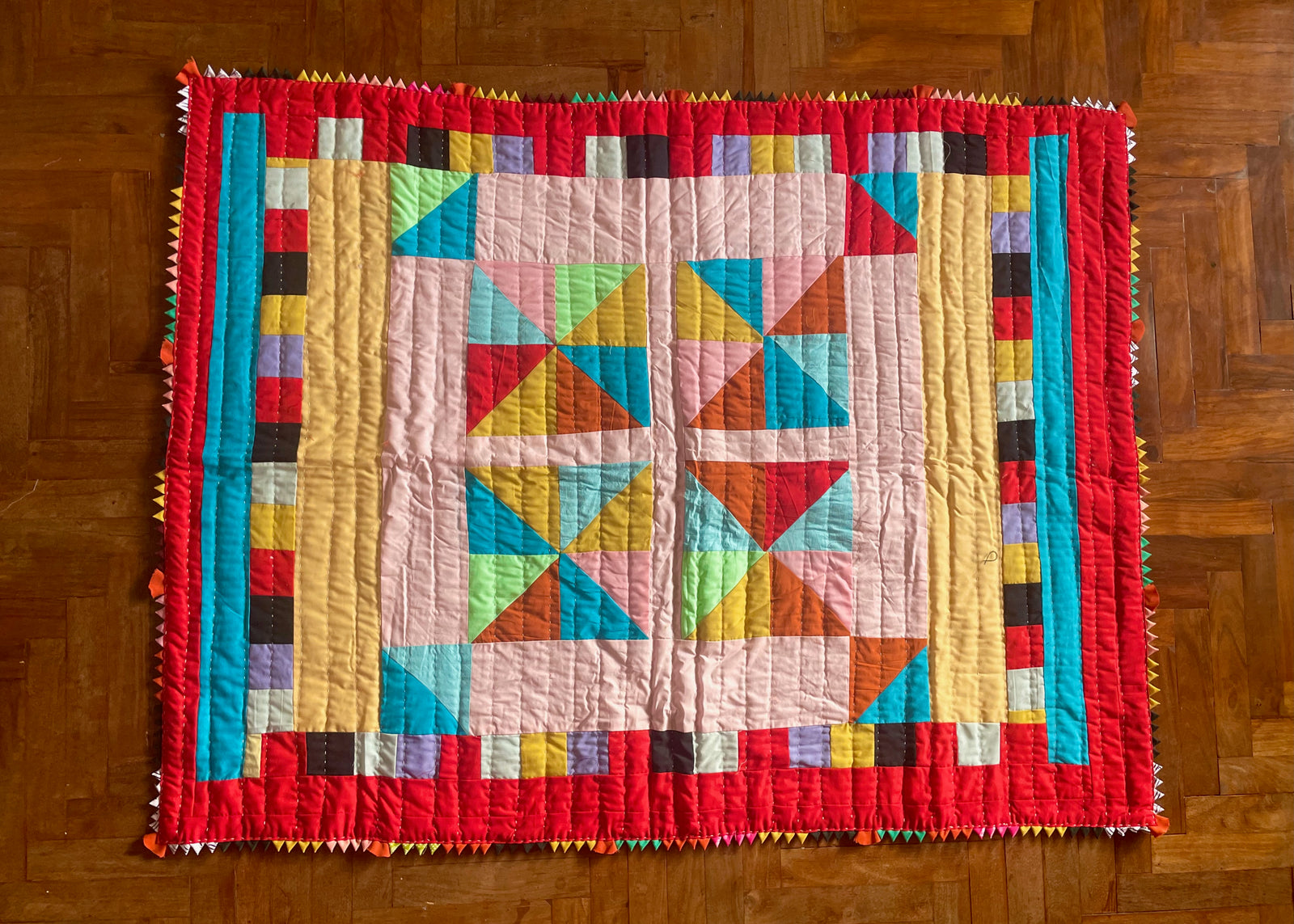 Baby Quilt- Sweet Rose
