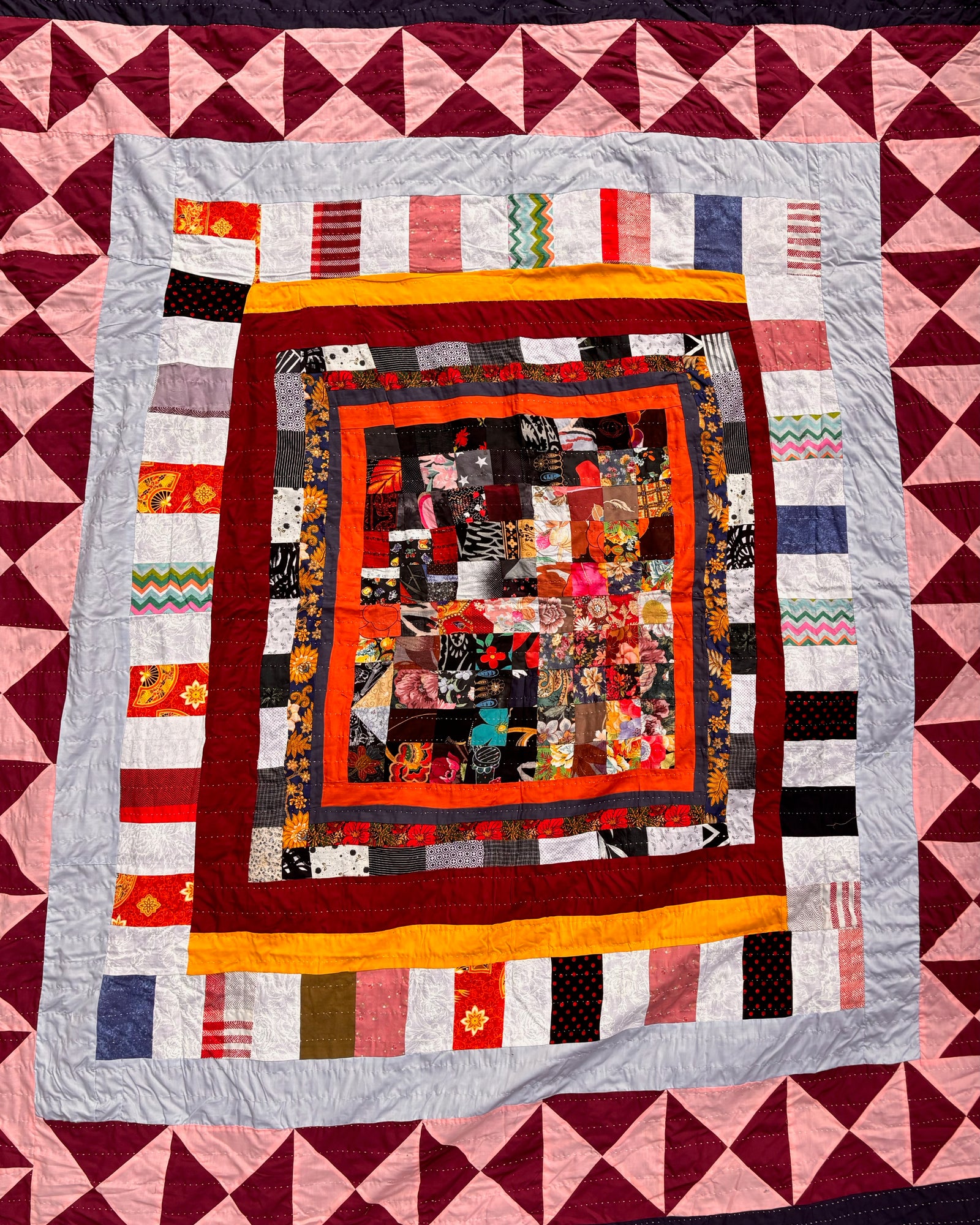 Classic Quilt - Red Splash