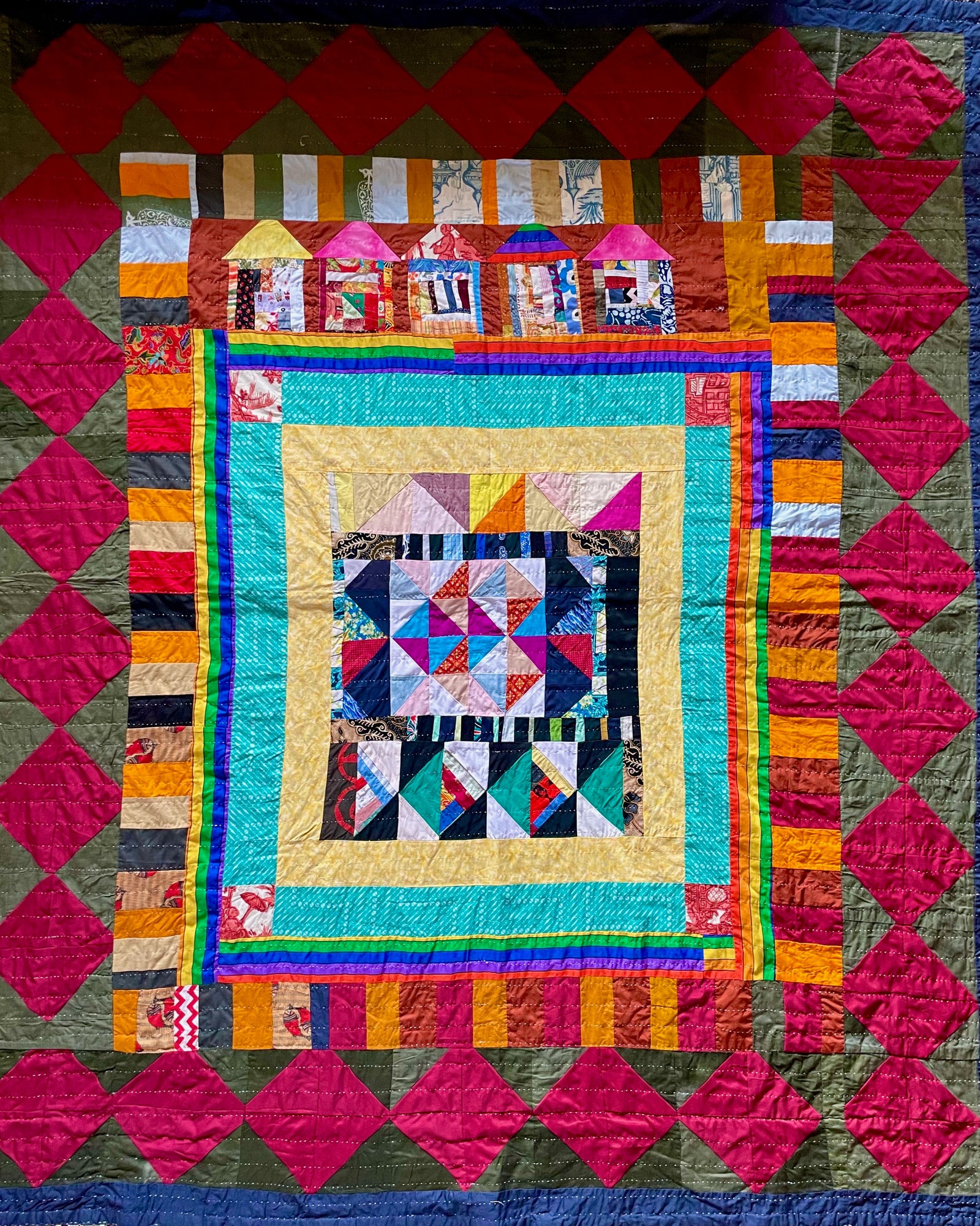 Classic Quilt - Mosaic Dream House Village