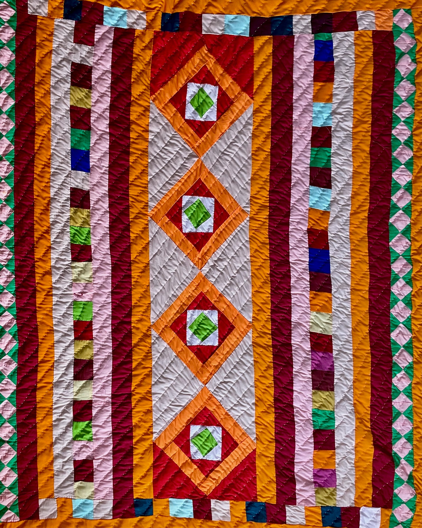 Fancy Quilt  - Phulkari Style