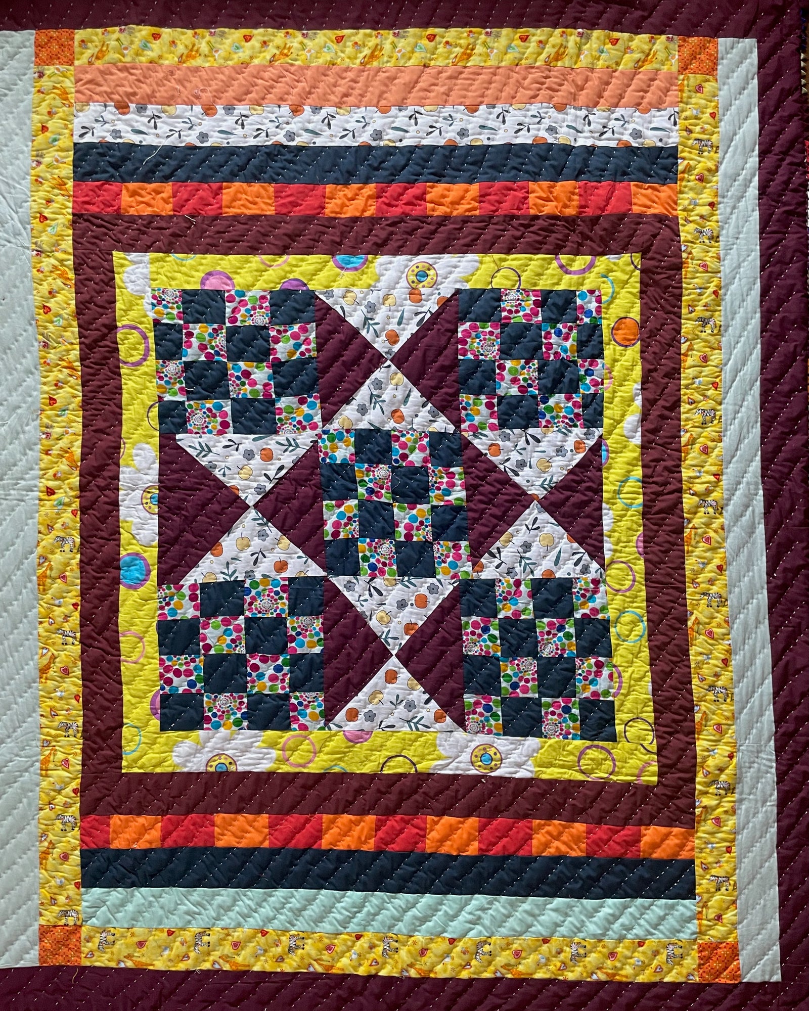Fancy Quilt  - Checker Boxes