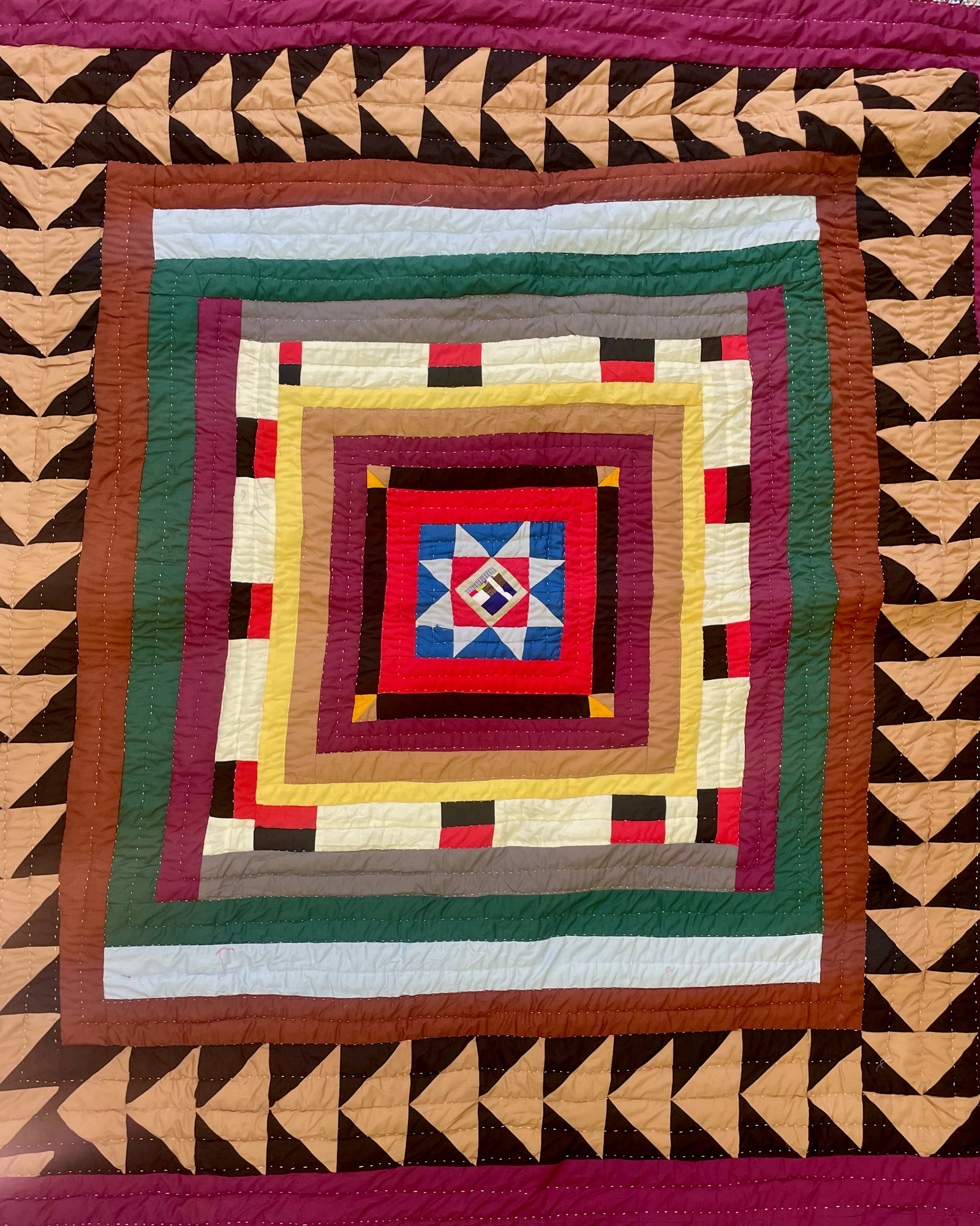 Fancy Quilt  - A Star to Light the Forest