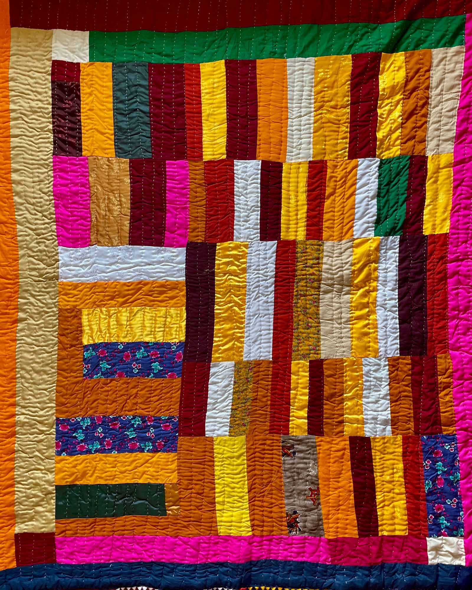 Fancy Quilt  - Boudhanath Fancy Stripes